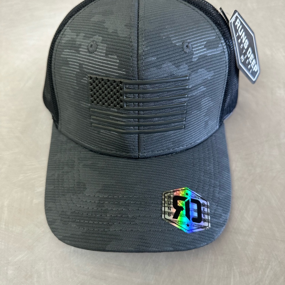 Black Flag Camo Hat